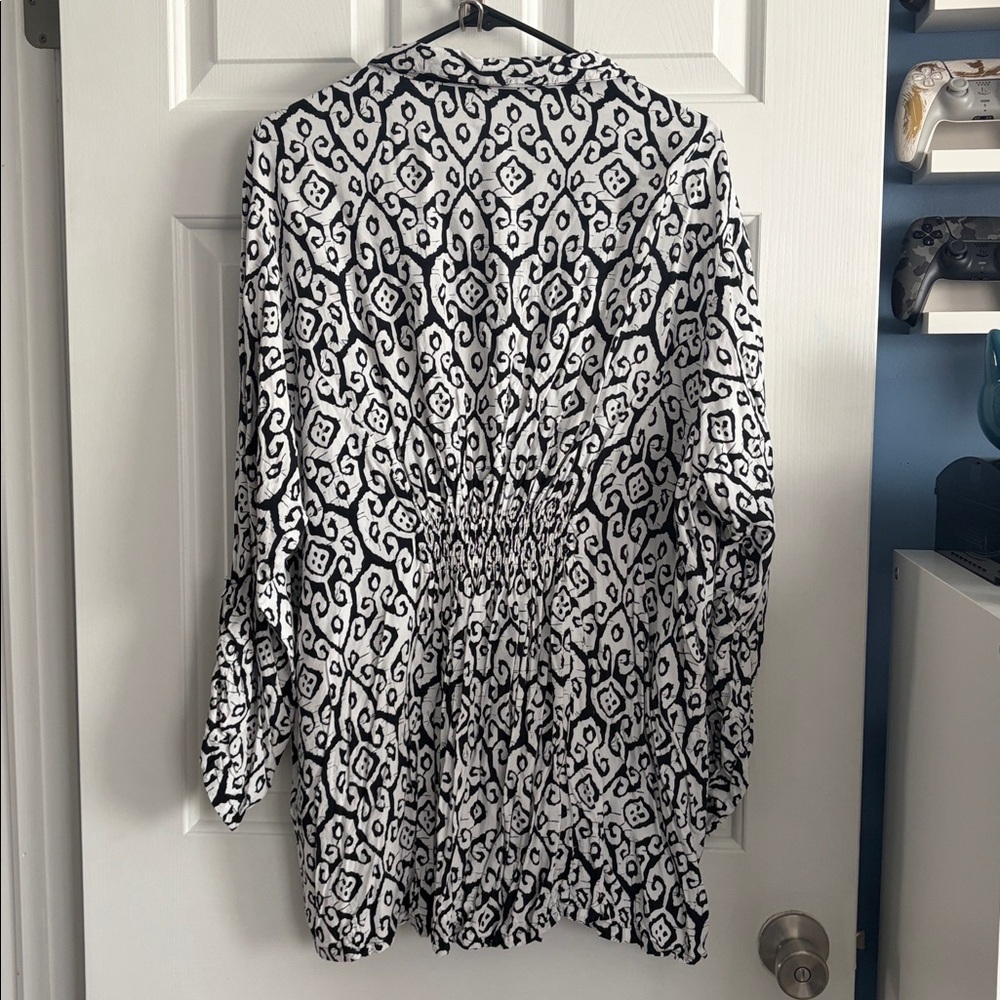 Soft Surroundings Boho Artsy Lagenlook Tunic Top Size 3X - Picture 4 of 4